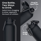 Bentgo Flip 2-in-1 Water Bottle (40 fl oz)
