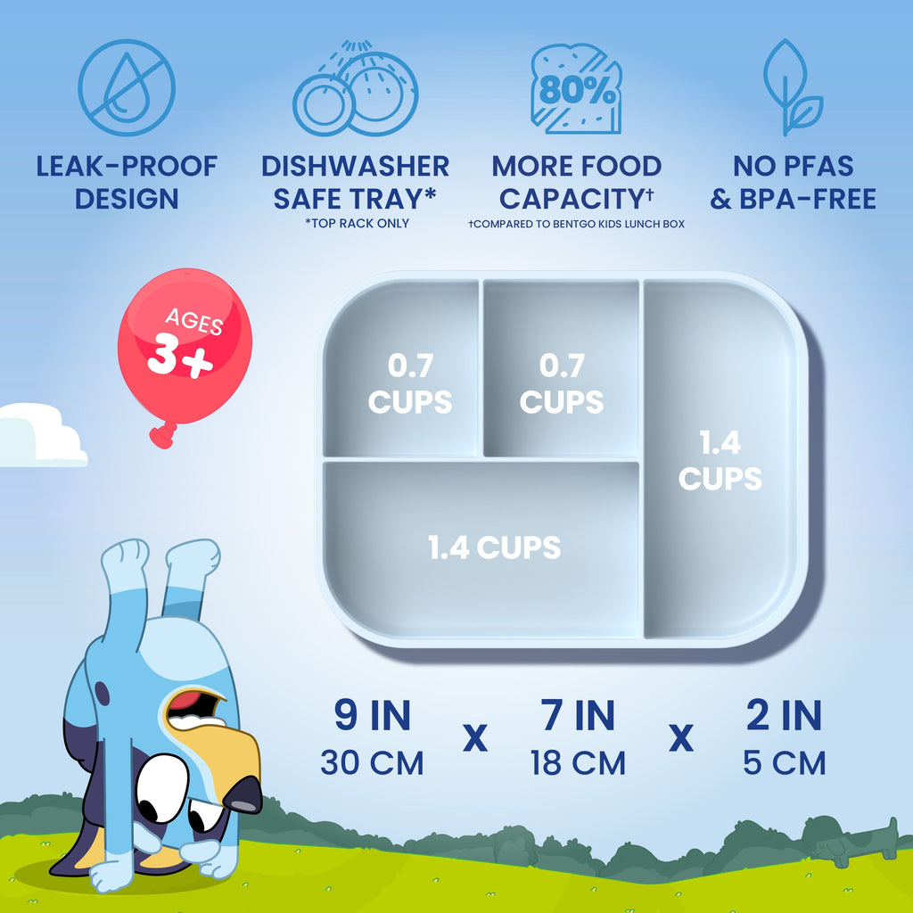 Bentgo + Bluey Kids Snap & Go Lunch Box