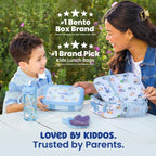 Bentgo + Bluey Kids Prints 5-Piece Lunch Box Set