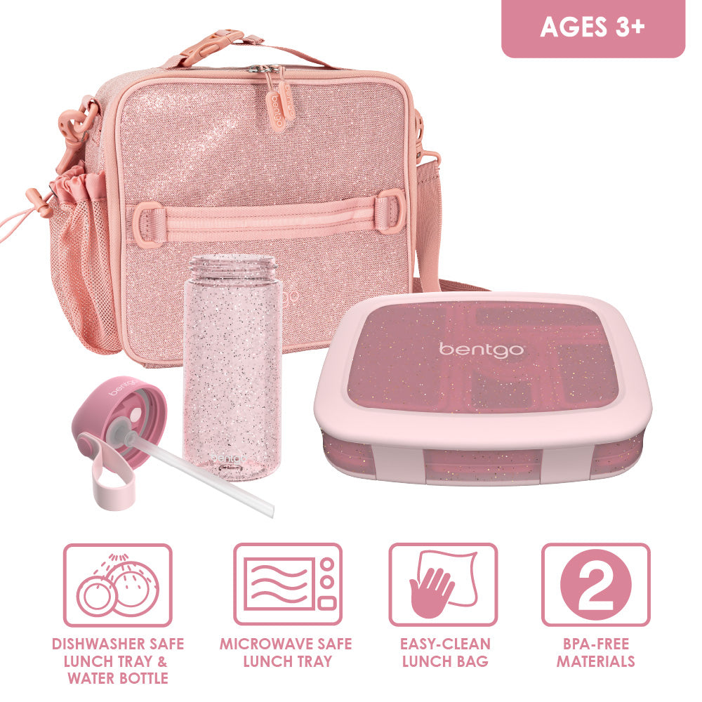Bentgo Kids Glitter Lunch Set