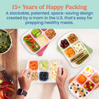 Bentgo Easyboxes 5-Compartment Food Containers 8-Piece Set