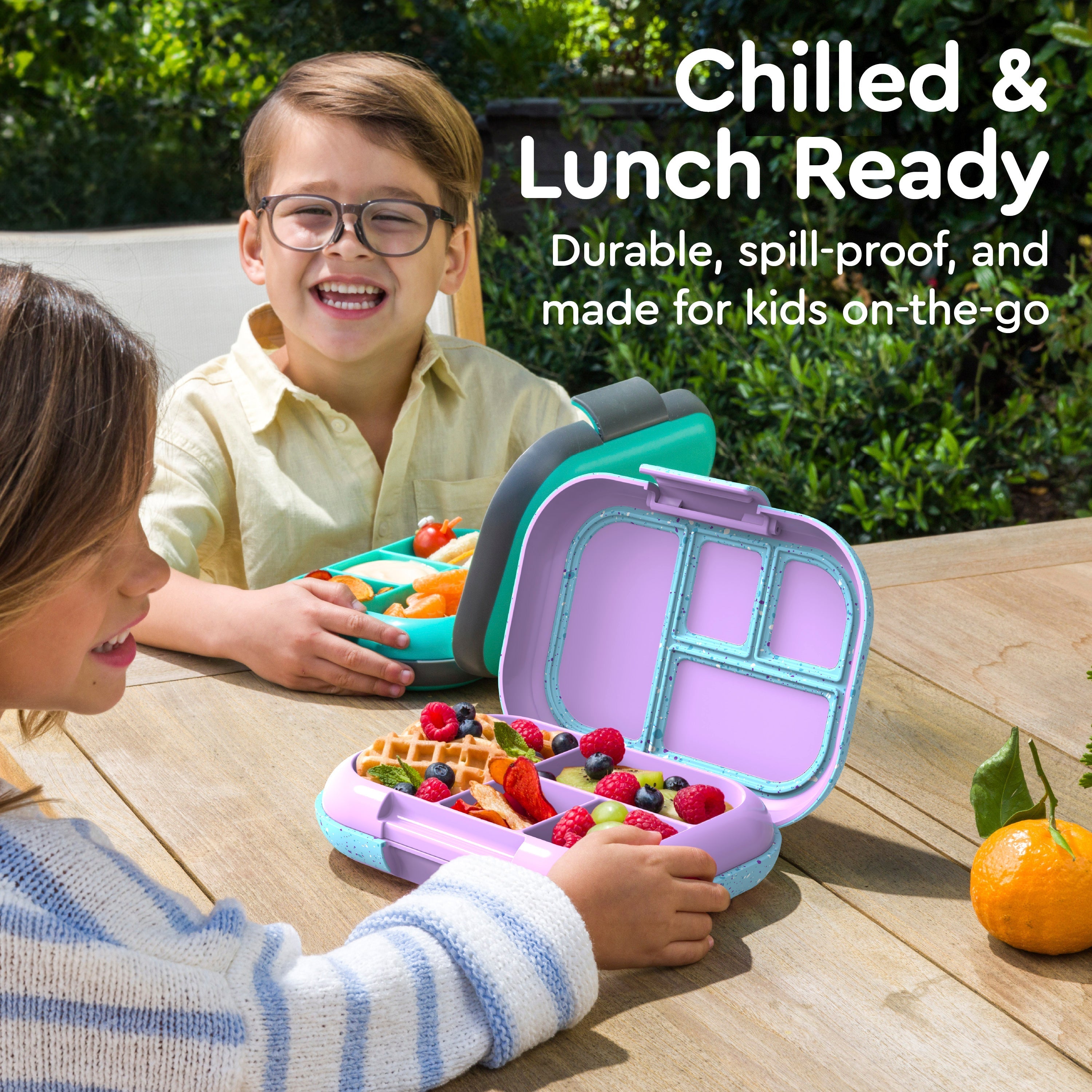 Bentgo Chill Kids Lunch Box & 2 Extra Trays with Lids