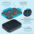 Bentgo Kids Snap & Go Lunch Box, Insulated Lunch Tote, & Ice Packs
