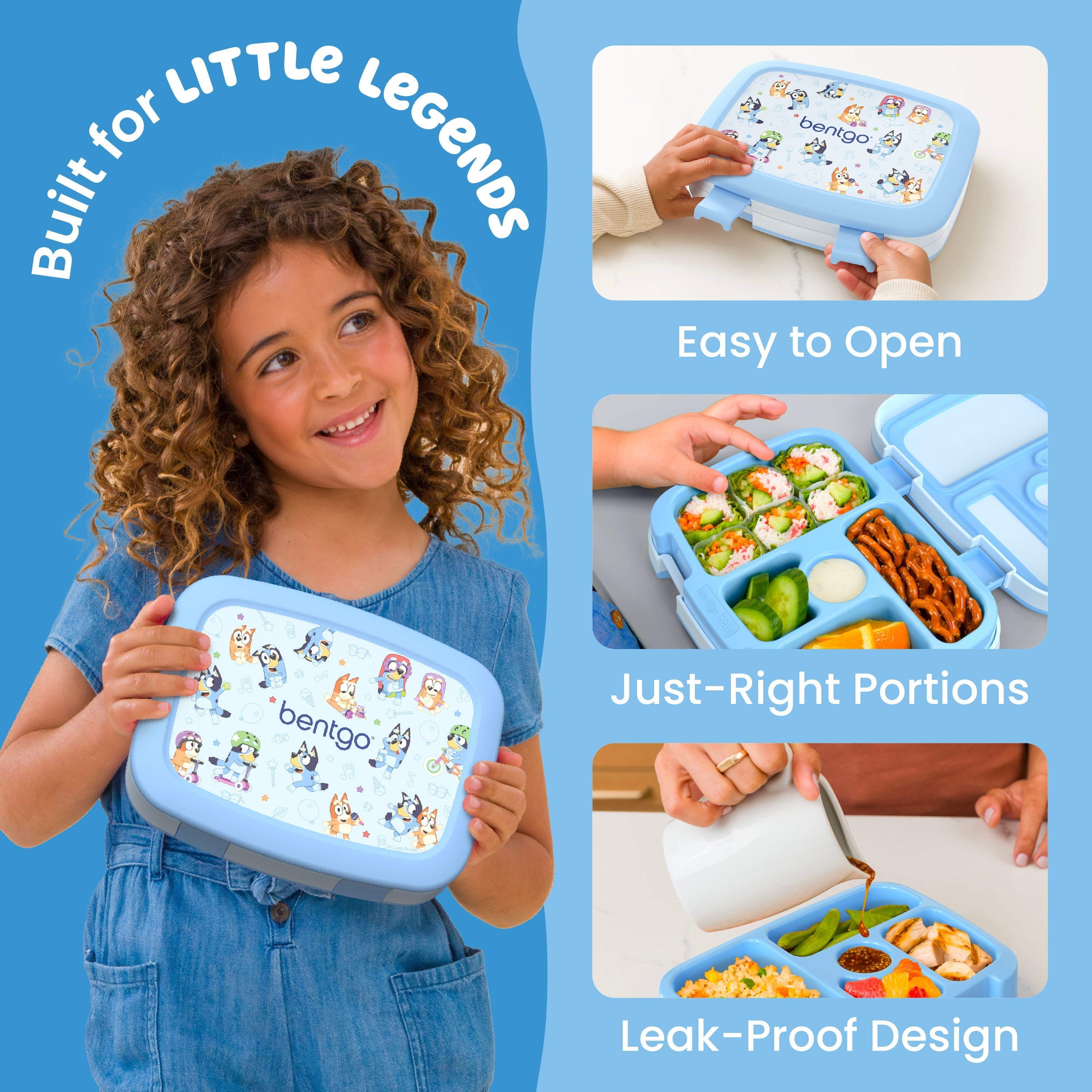 Bentgo + Bluey Kids Prints Lunch Box