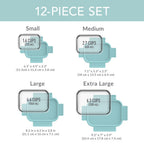 Bentgo Glass Leak-Proof Food Storage Set (12-Piece)