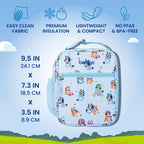 Bentgo + Bluey Kids Prints 5-Piece Lunch Box Set