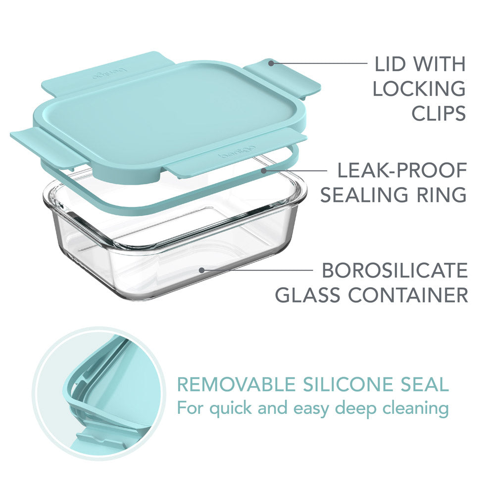 Bentgo Glass Leak-Proof Food Storage Set (8-Piece)