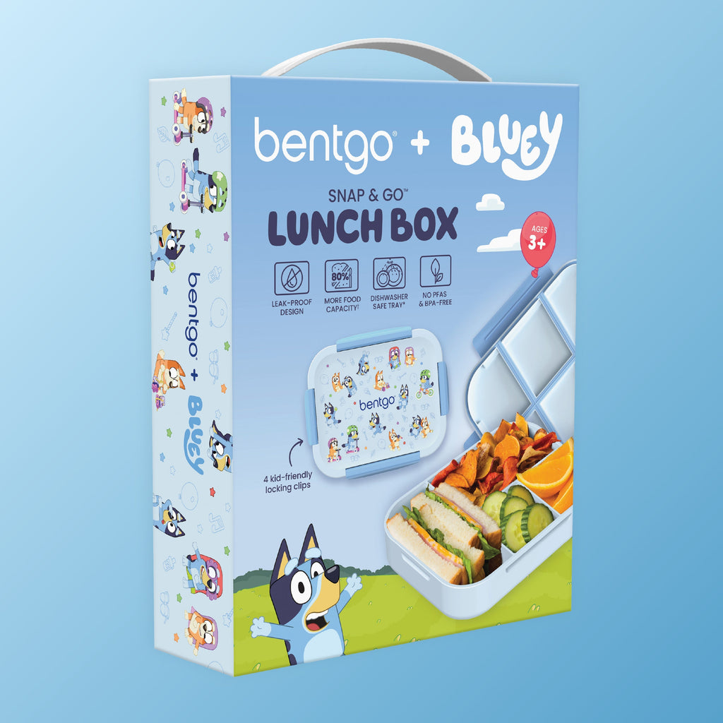 Bentgo + Bluey Kids Snap & Go Lunch Box