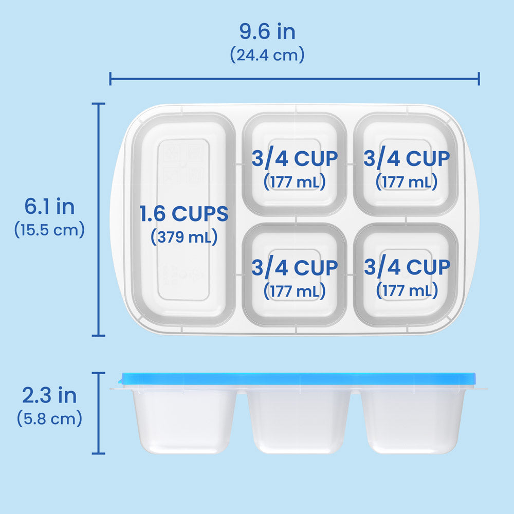 Bentgo Easyboxes 5-Compartment Food Containers 8-Piece Set