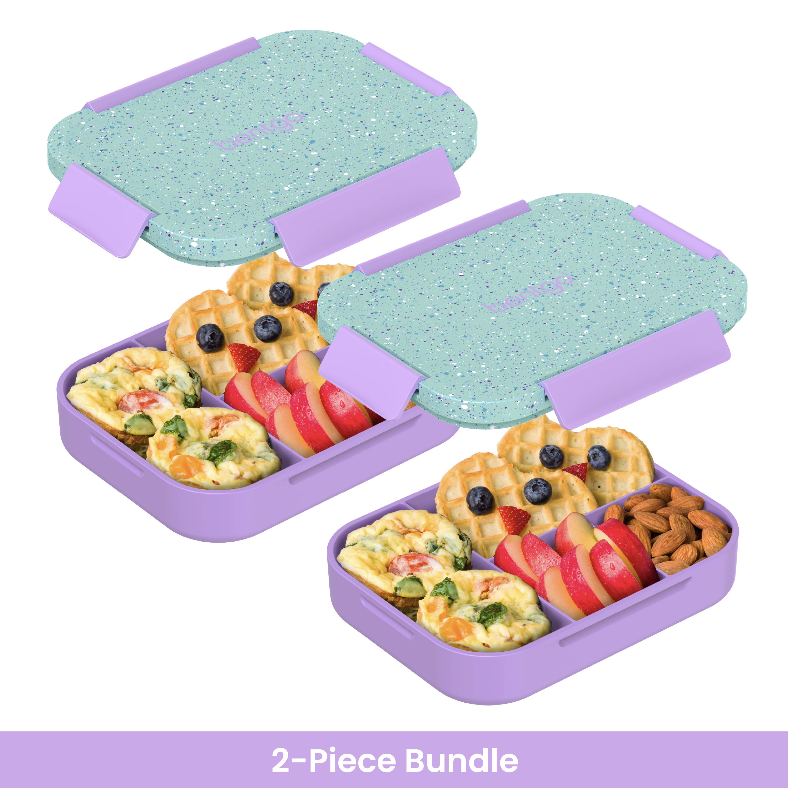 Bentgo Kids Snap & Go Lunch Box (2-Pack)