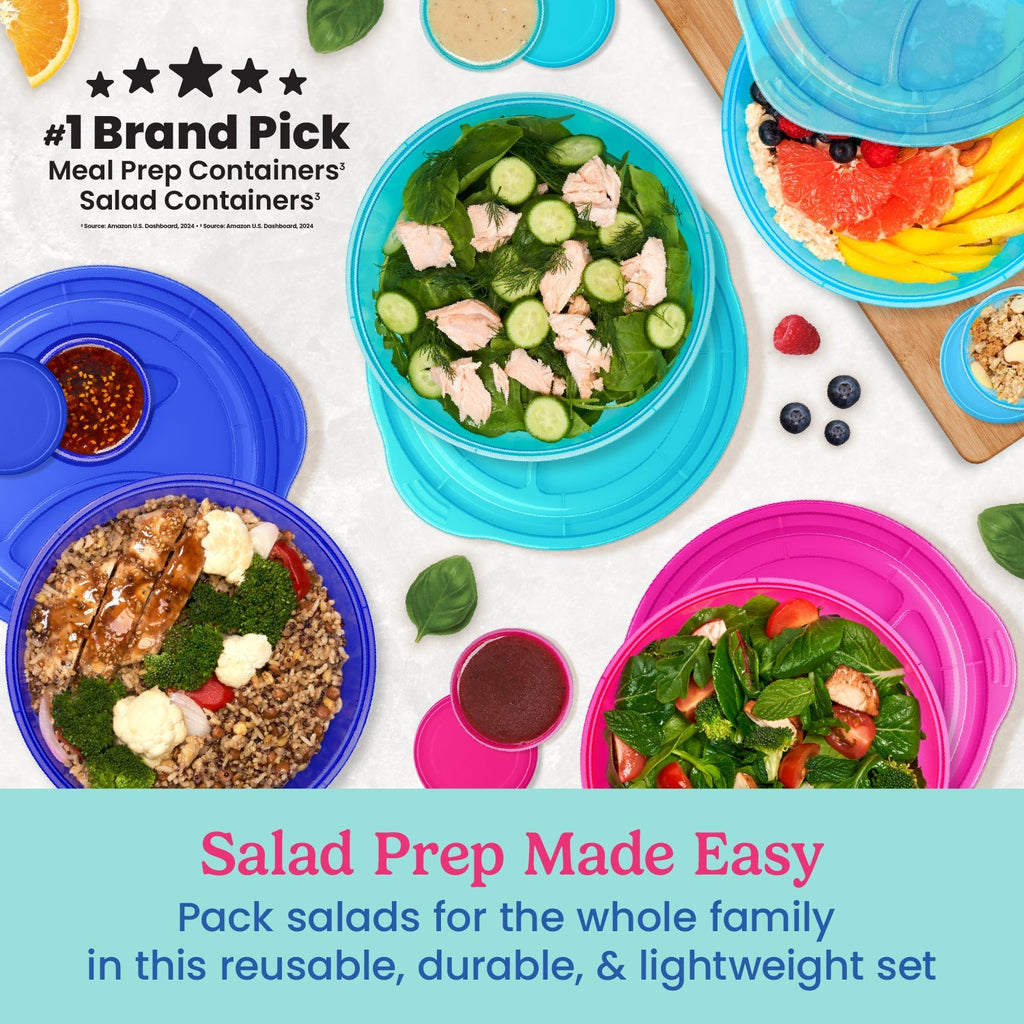 Bentgo Easyboxes Salad-to-Go Containers 8-Piece Set