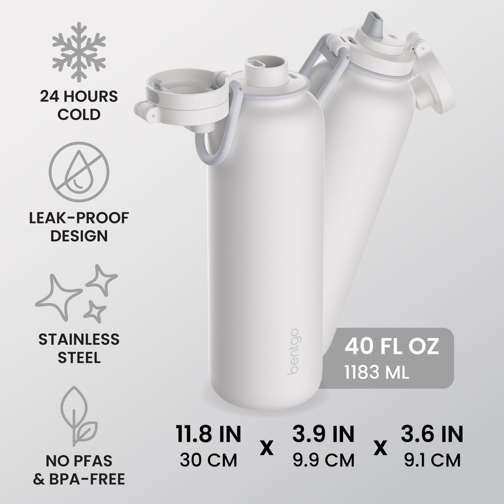 Bentgo Flip 2-in-1 Water Bottle (40 fl oz)