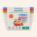 Bentgo Easyboxes 4-Compartment Snack Containers 8-Piece Set