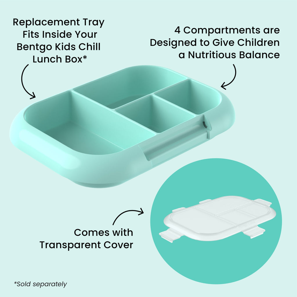 Bentgo Chill Kids Tray with Transparent Cover