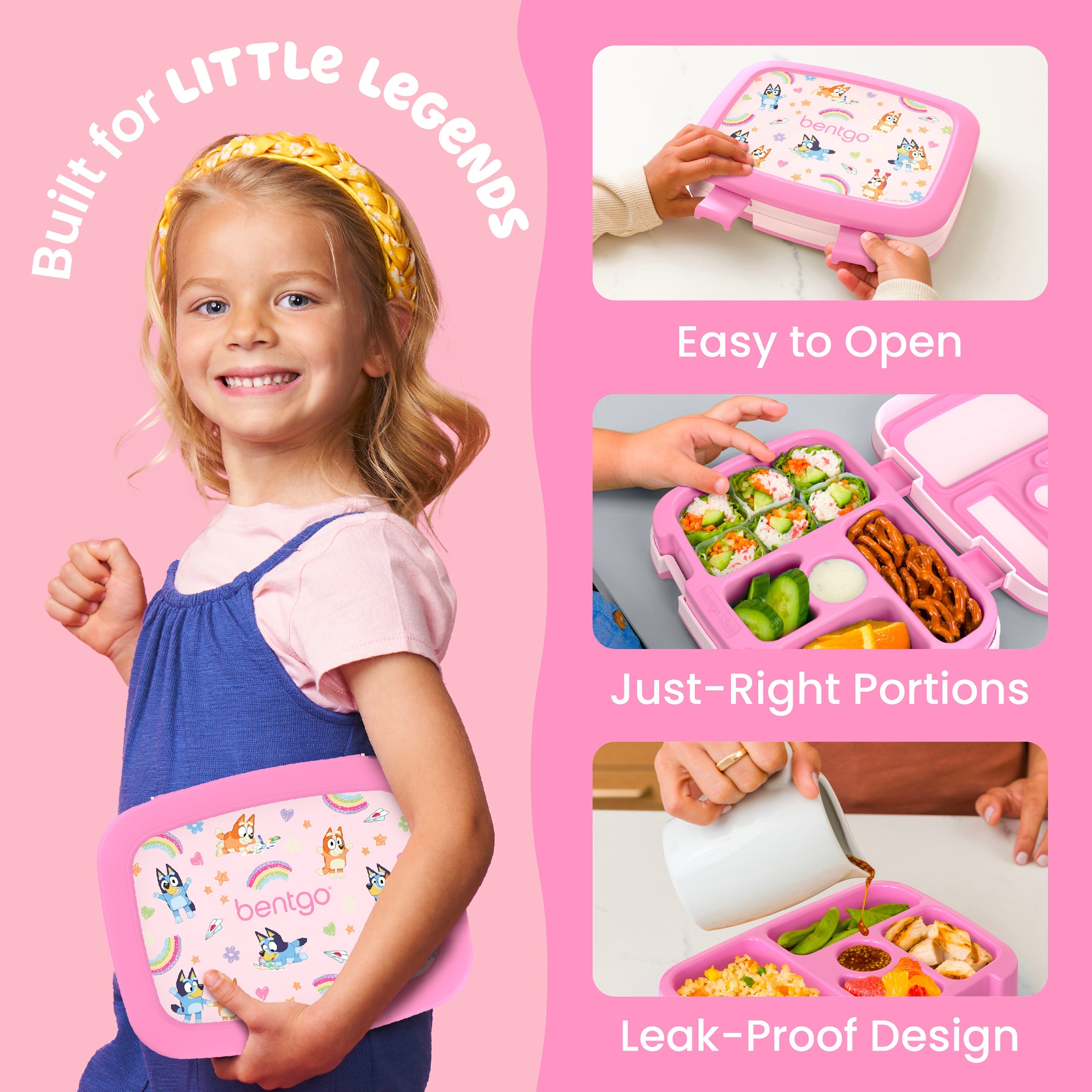 Bentgo + Bluey Kids Prints Lunch Box