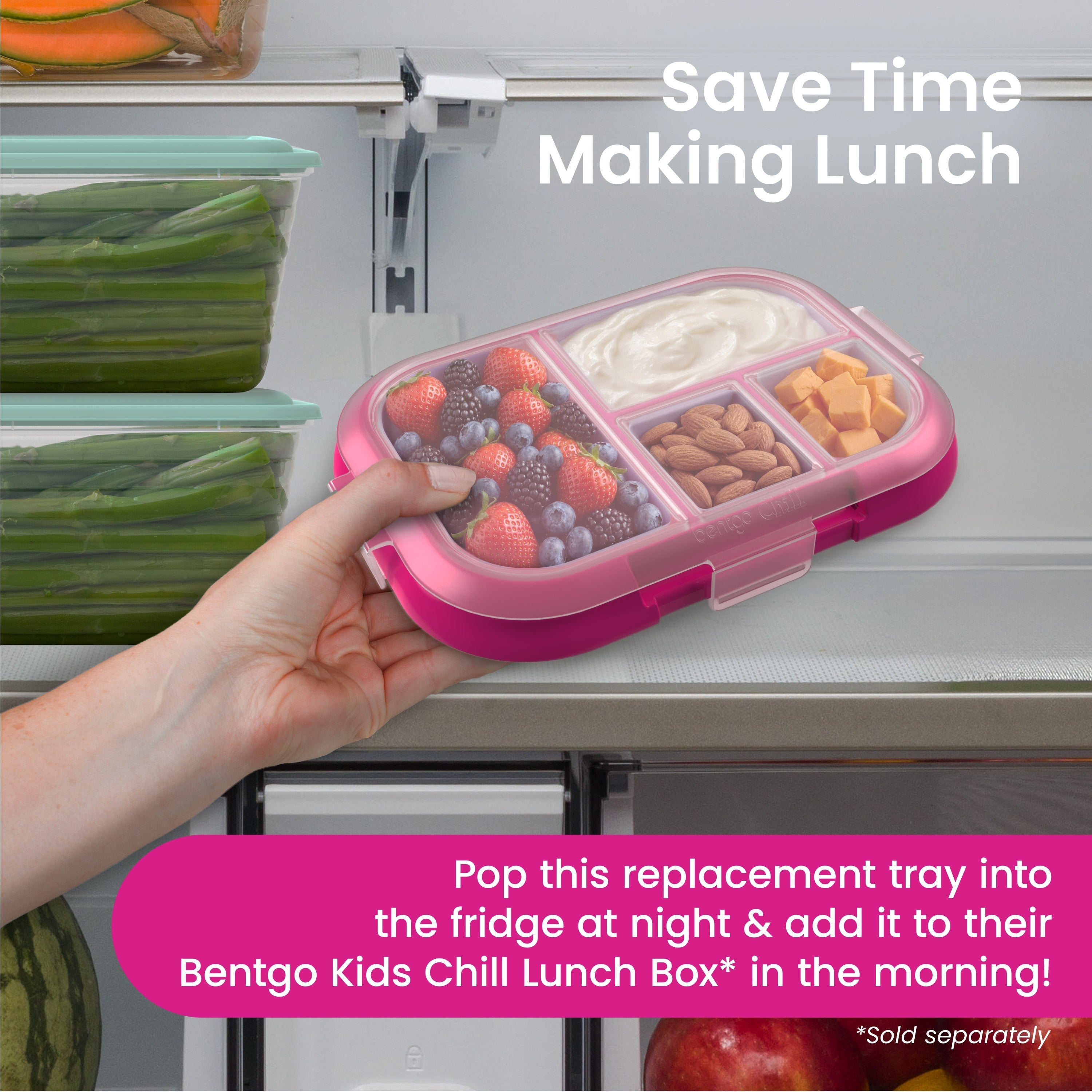 Bentgo Chill Kids Tray with Transparent Cover