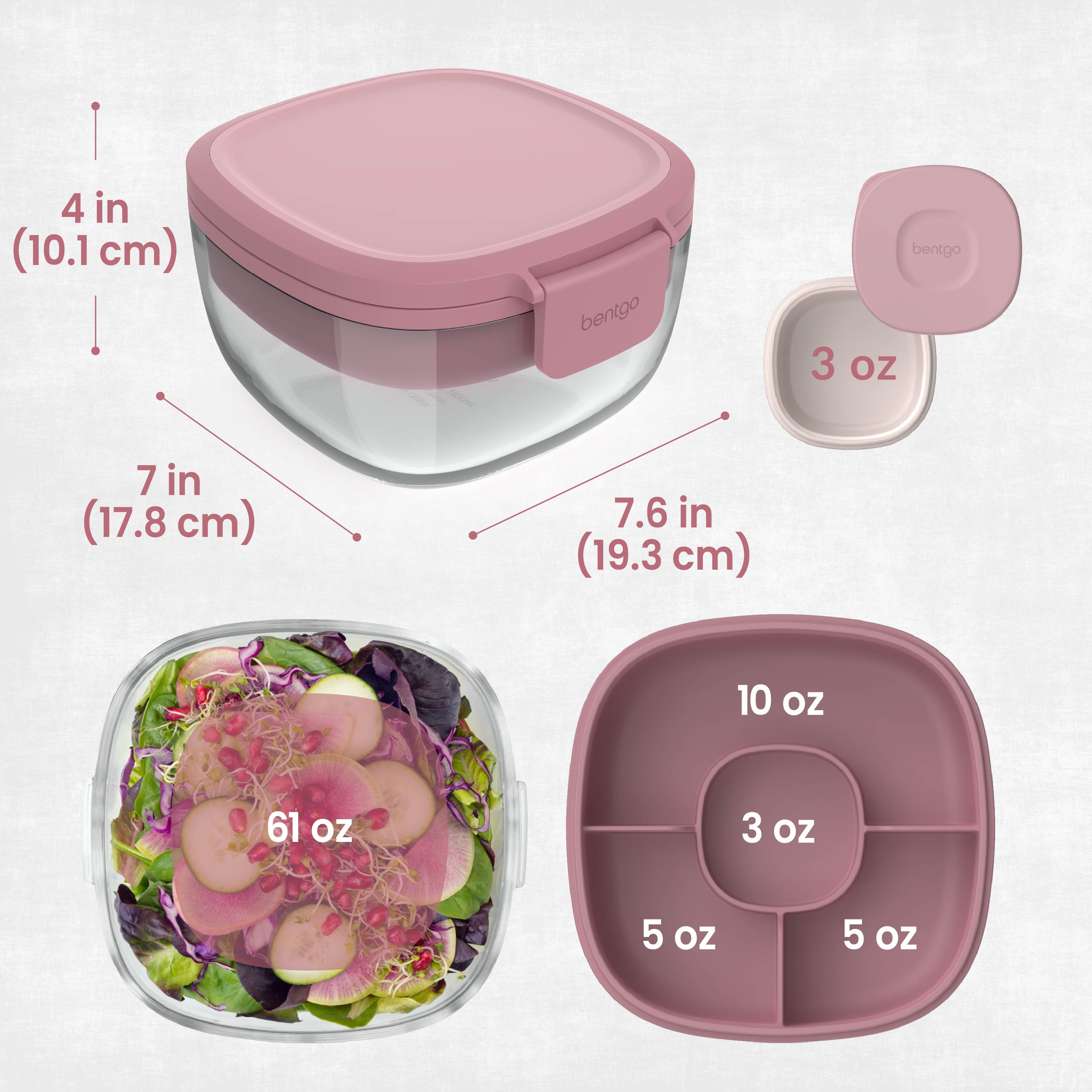 Bentgo Glass Salad Container