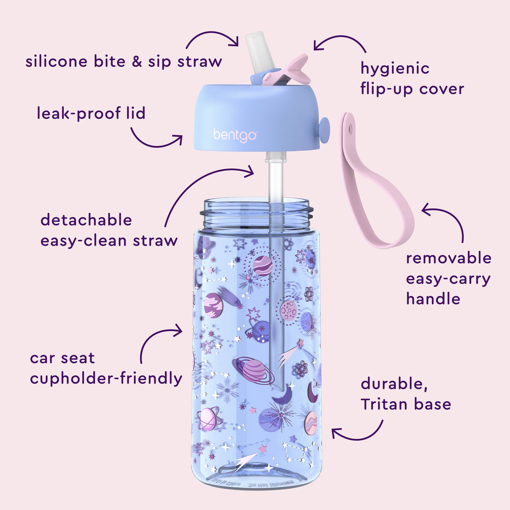 Bentgo Kids Prints Water Bottle (2-Pack)