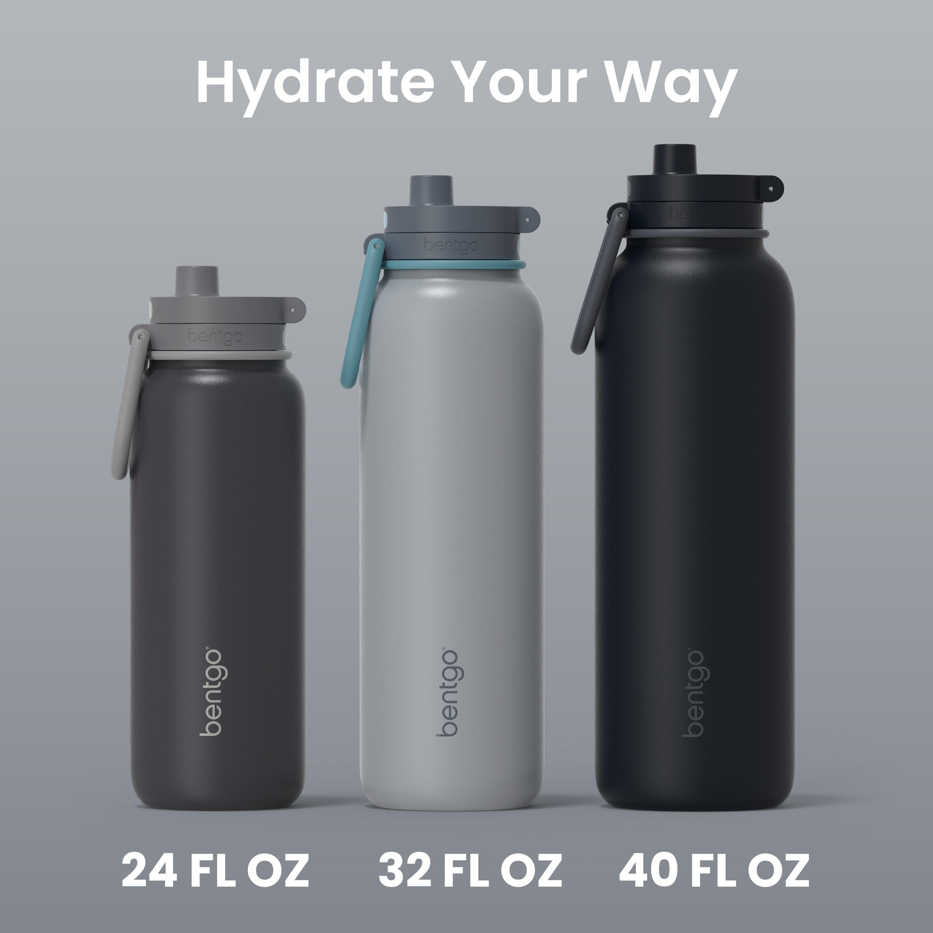 Bentgo Flip 2-in-1 Water Bottle (24 fl oz)