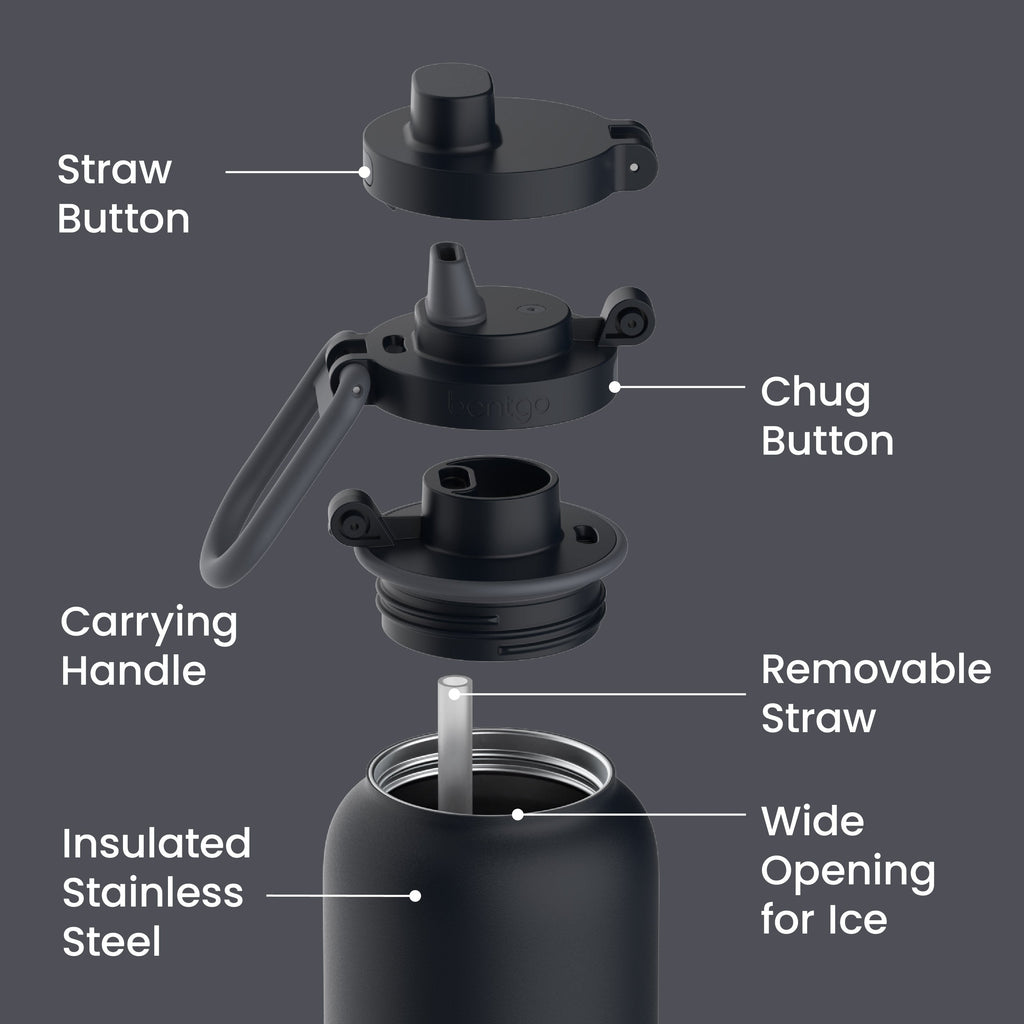 Bentgo Flip 2-in-1 Water Bottle (32 fl oz)