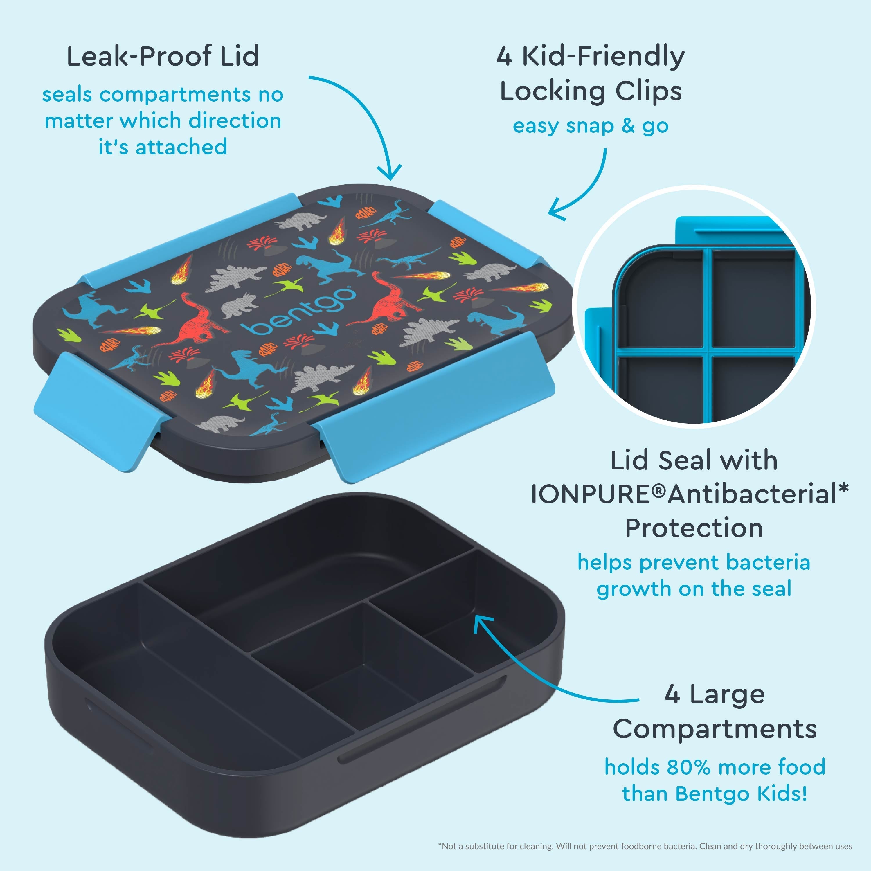 Bentgo Kids Snap & Go Lunch Box (2-Pack)