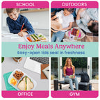 Bentgo Easyboxes 3-Compartment Food Containers 8-Piece Set