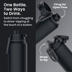 Bentgo Flip 2-in-1 Water Bottle (24 fl oz)