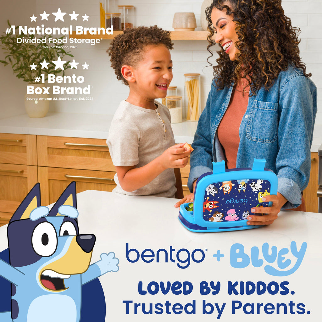 Bentgo + Bluey Kids Prints Lunch Box