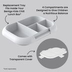 Bentgo Chill Kids Tray with Transparent Cover
