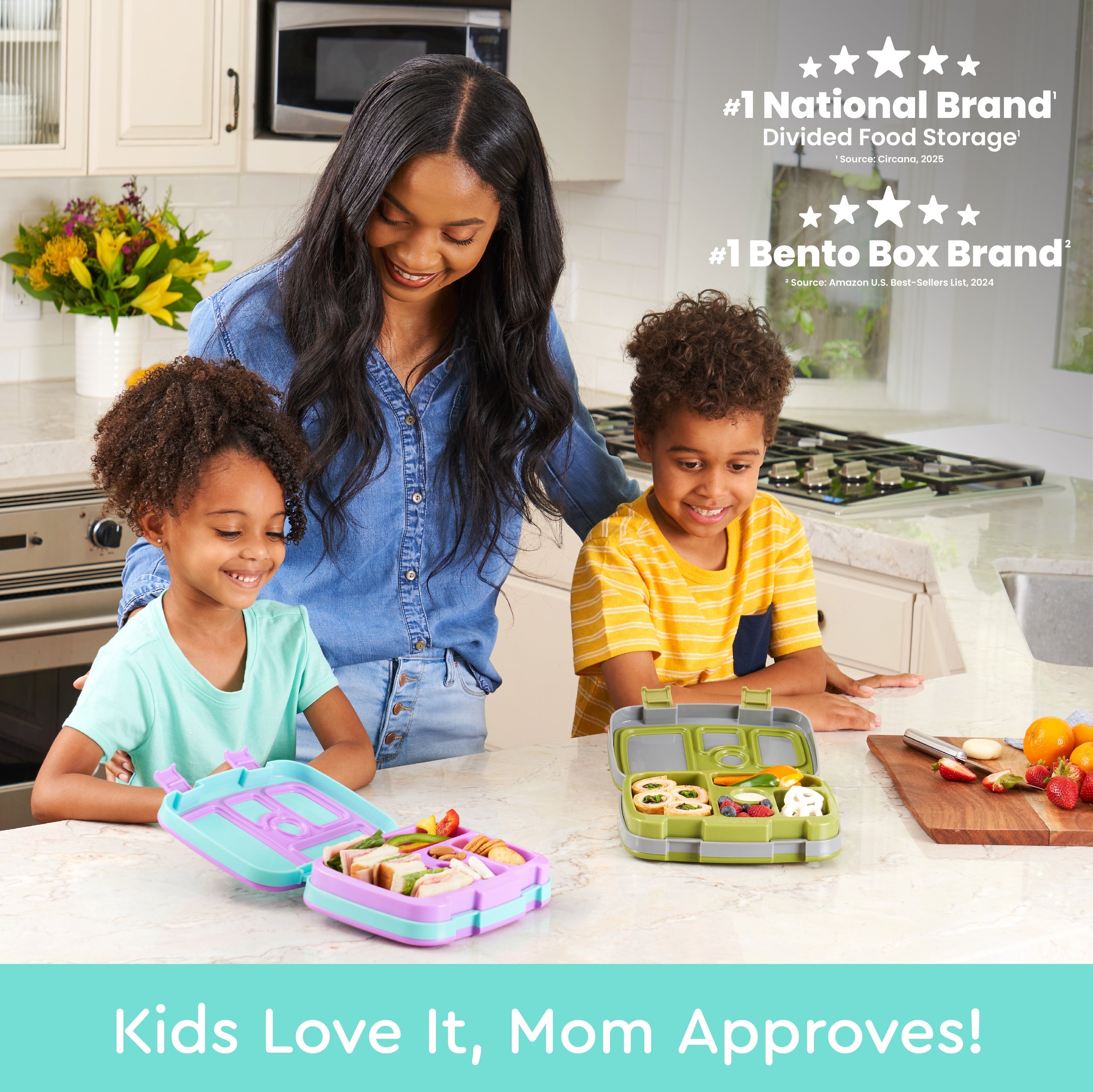 Bentgo Kids Prints Lunch Box (2-Pack)