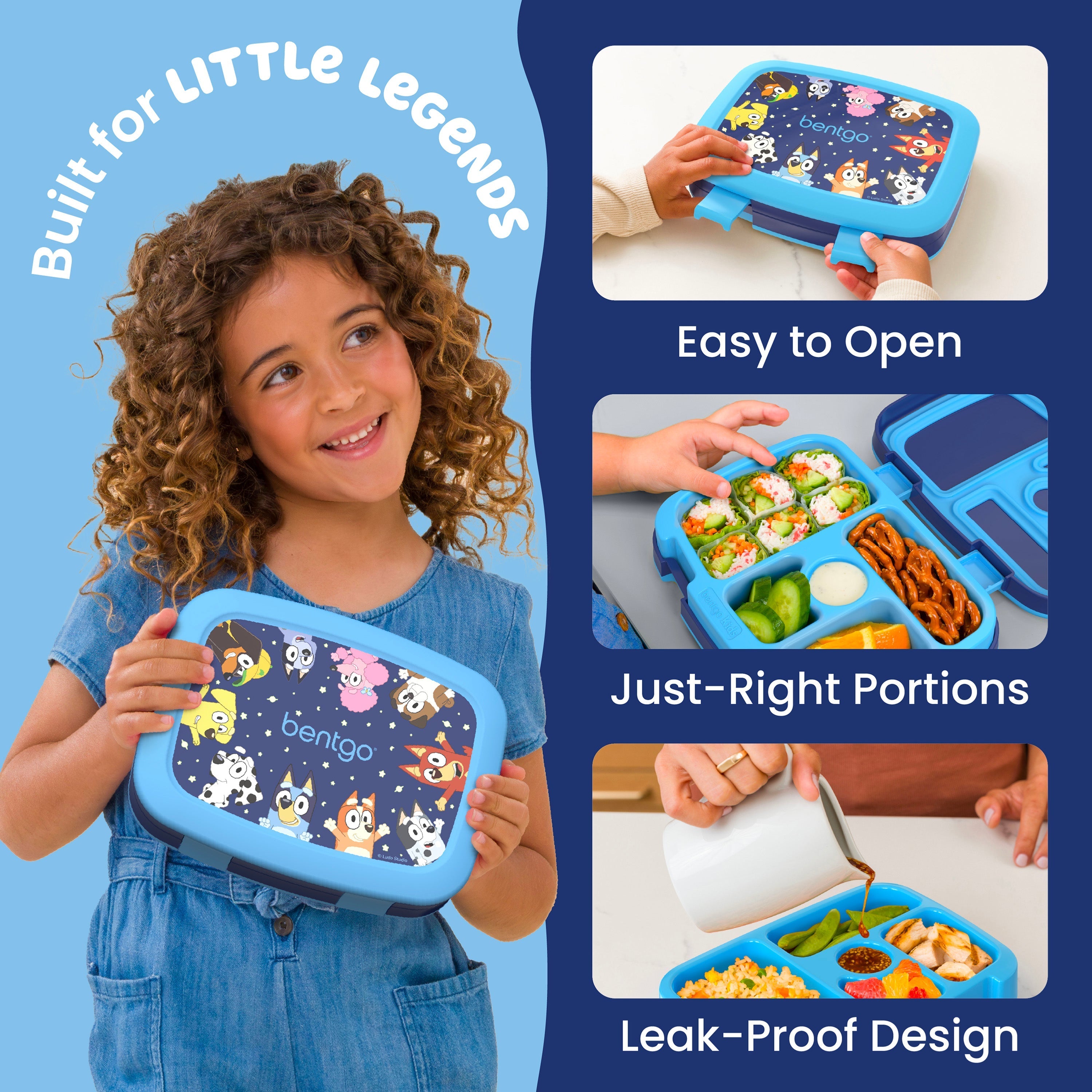 Bentgo + Bluey Kids Prints Lunch Box