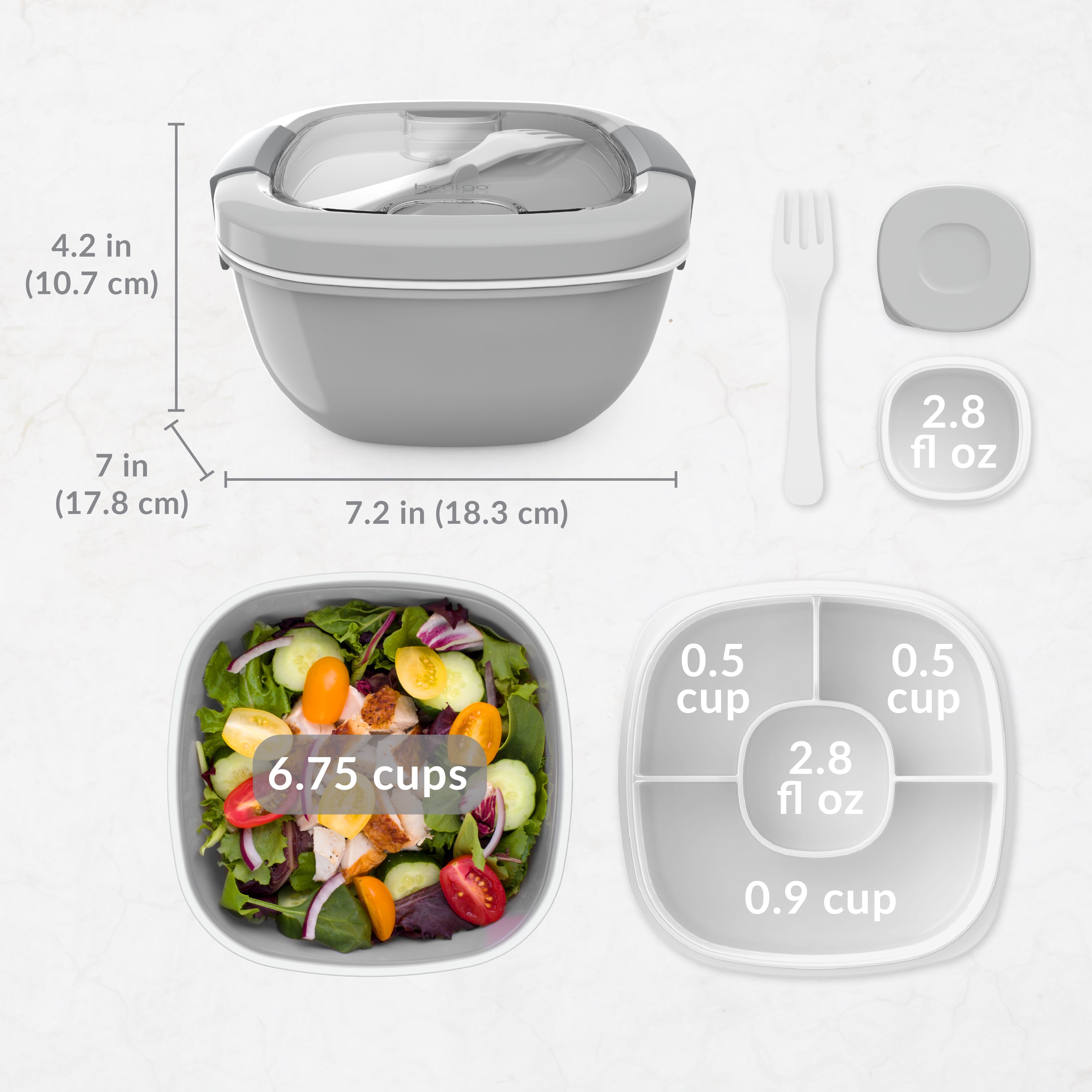 Bentgo All-in-One Salad Container