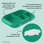 Bentgo Chill Kids Tray with Transparent Cover