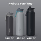 Bentgo Flip 2-in-1 Water Bottle (24 fl oz)