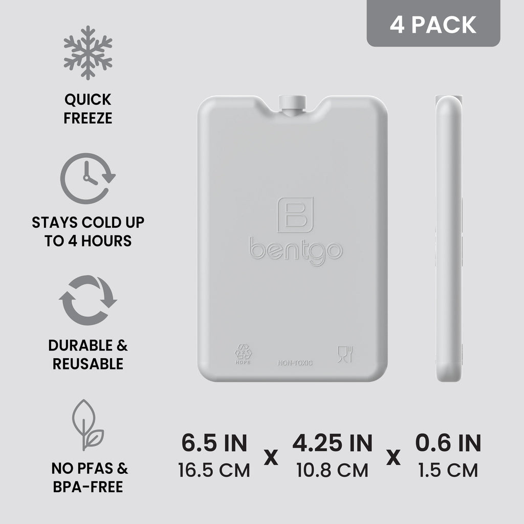 Bentgo Chillers Reusable Ice Packs (4-Pack)