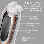 Bentgo Flip 2-in-1 Water Bottle (24 fl oz)