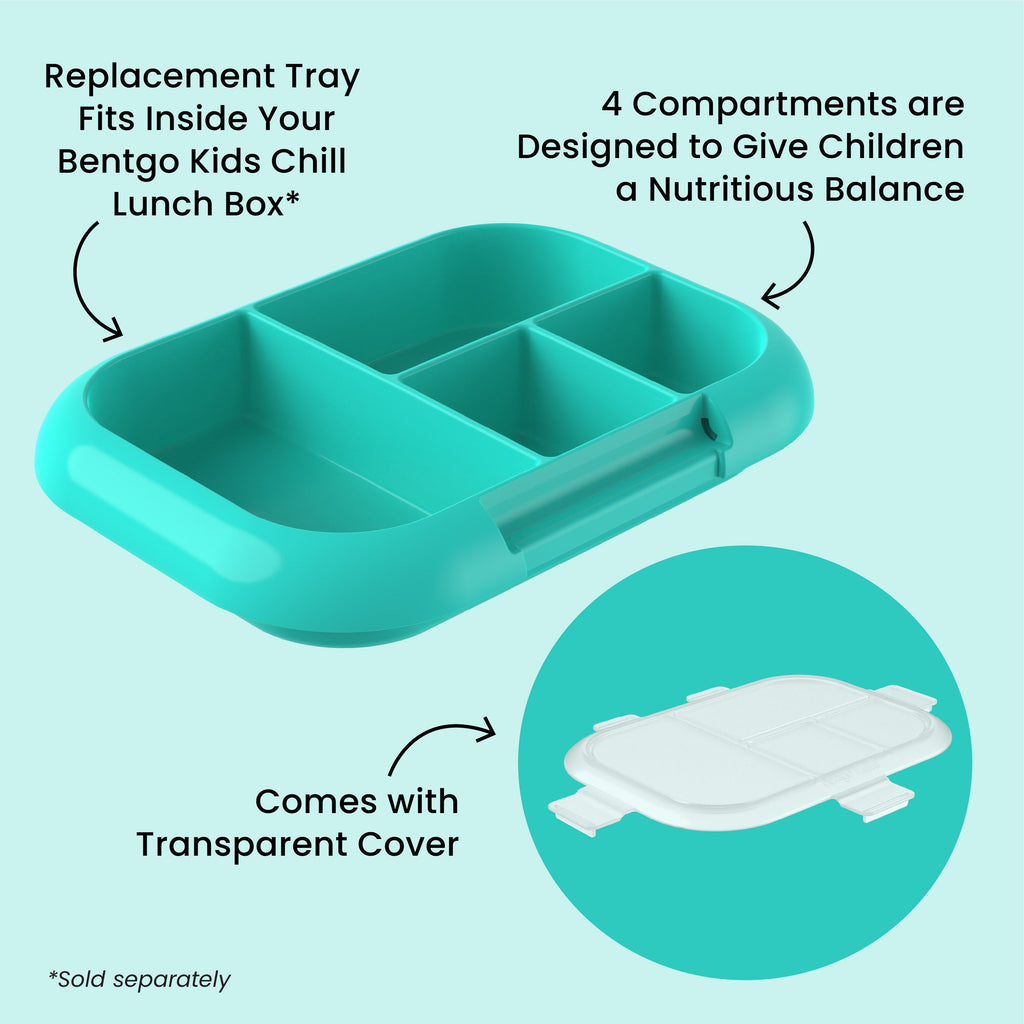 Bentgo Chill Kids Tray with Transparent Cover