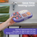 Bentgo Chill Kids Tray with Transparent Cover