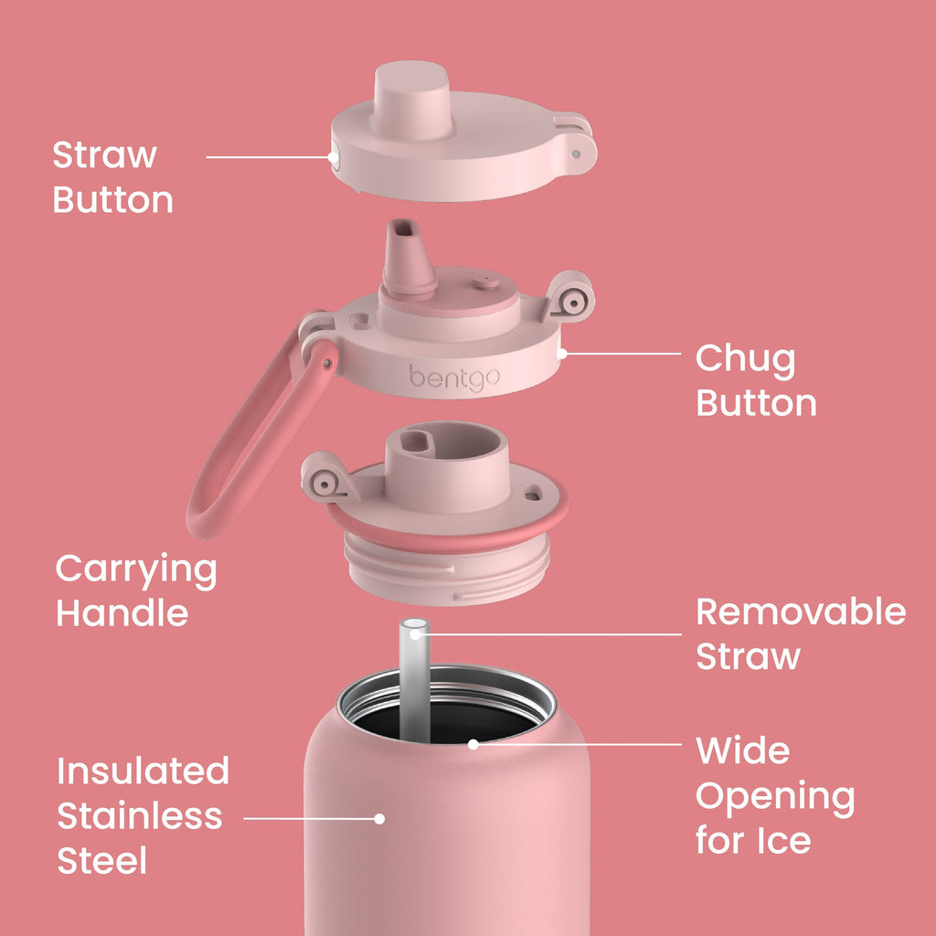Bentgo Flip 2-in-1 Water Bottle (24 fl oz)