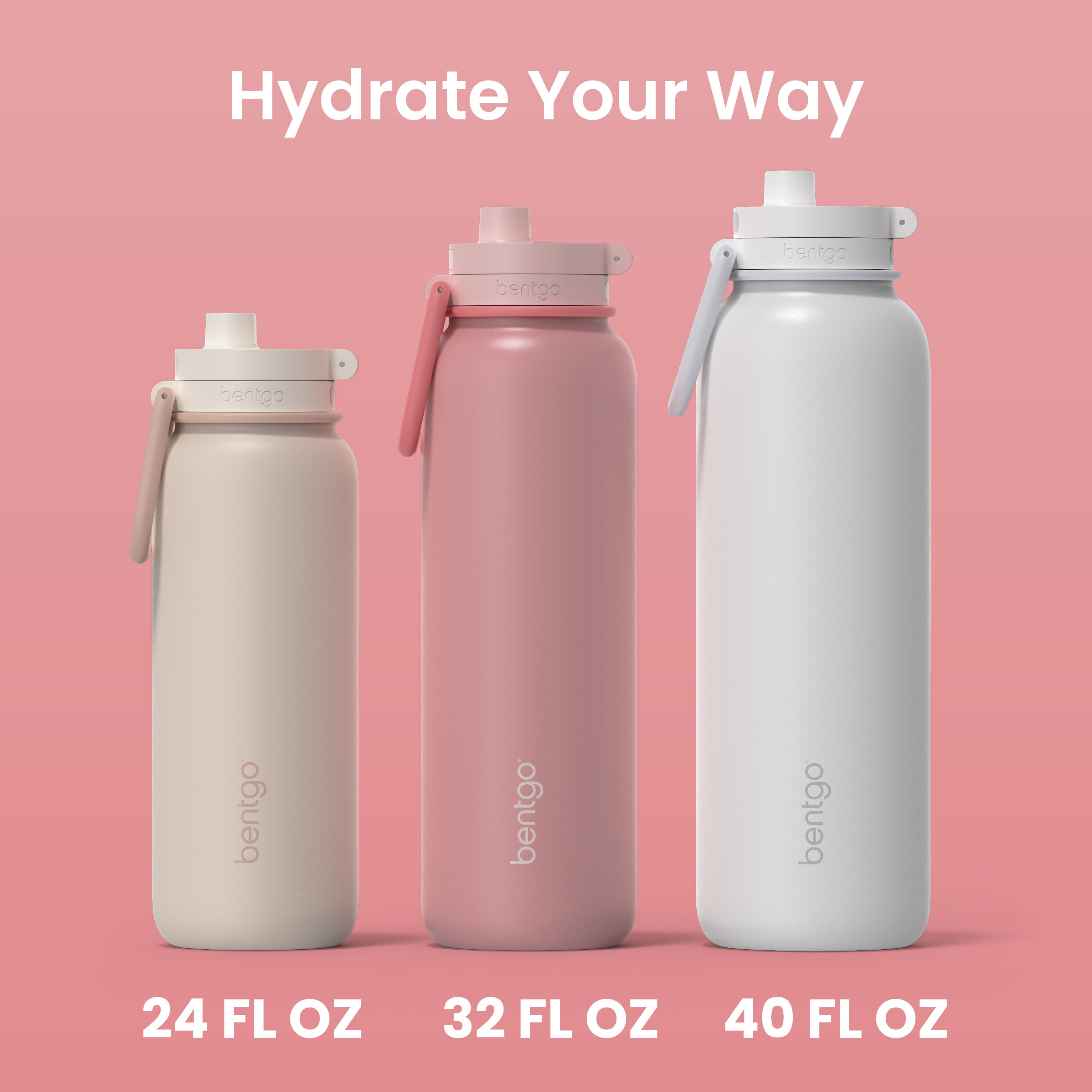 Bentgo Flip 2-in-1 Water Bottle (24 fl oz)