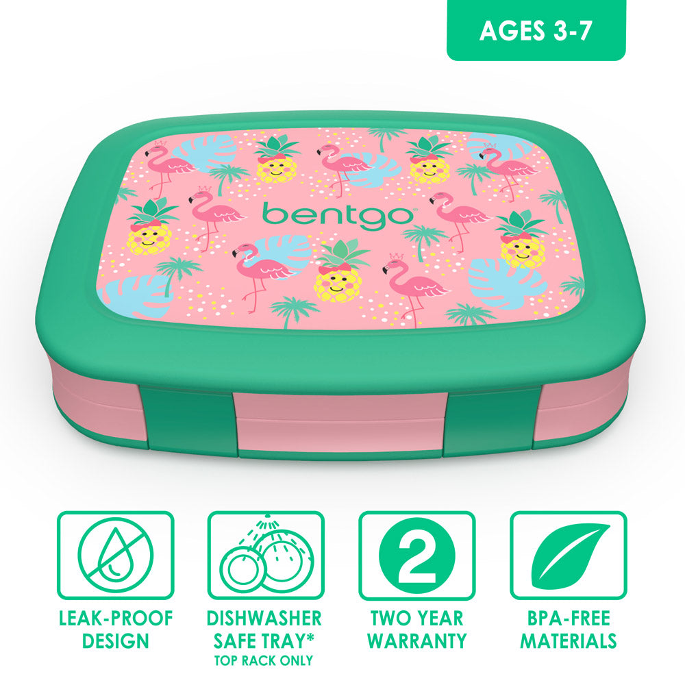 Bentgo Kids Prints Lunch Box, Lunch Bag, & Ice Packs