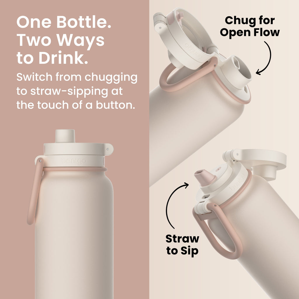 Bentgo Flip 2-in-1 Water Bottle (24 fl oz)