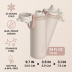 Bentgo Flip 2-in-1 Water Bottle (24 fl oz)