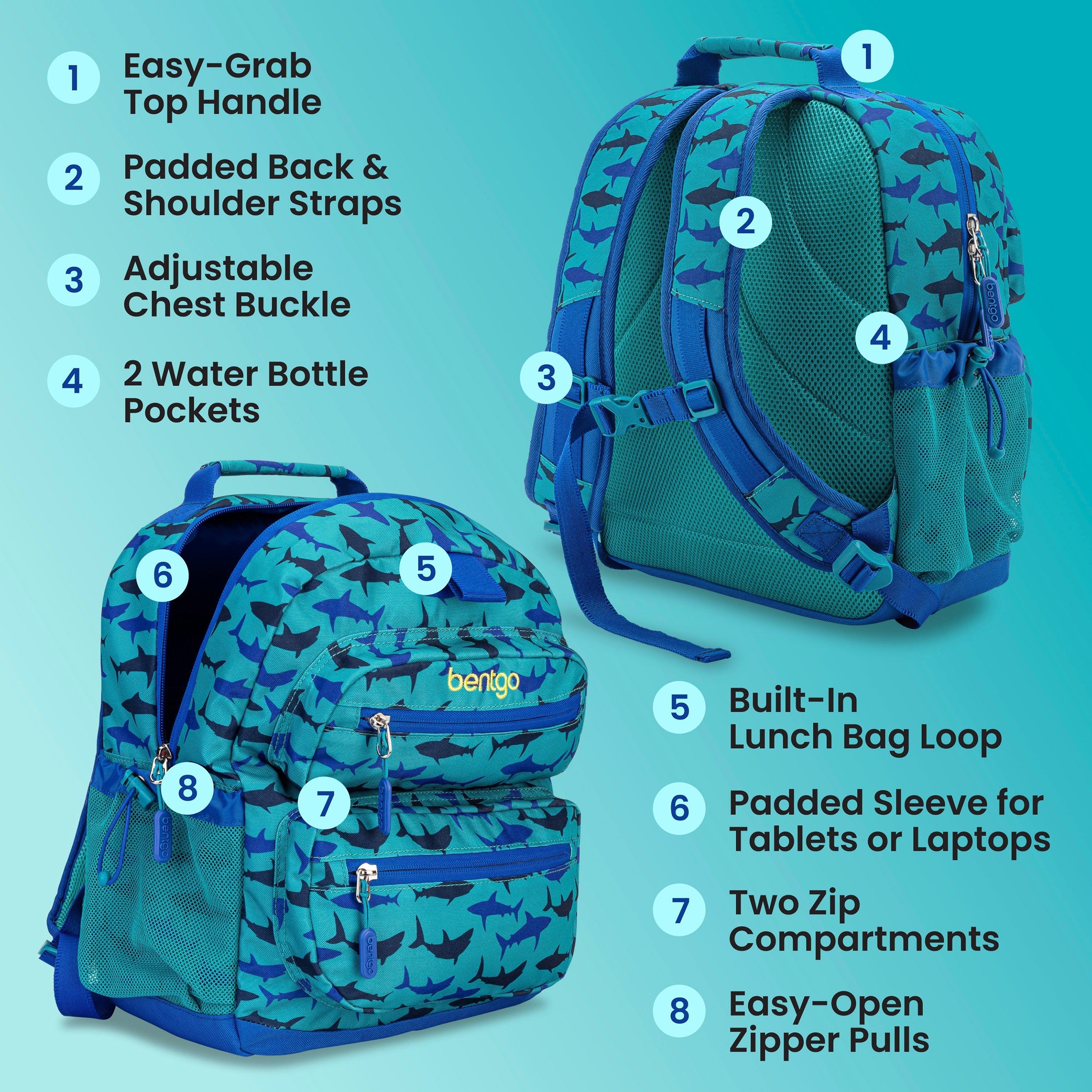Bentgo Kids Prints Backpack