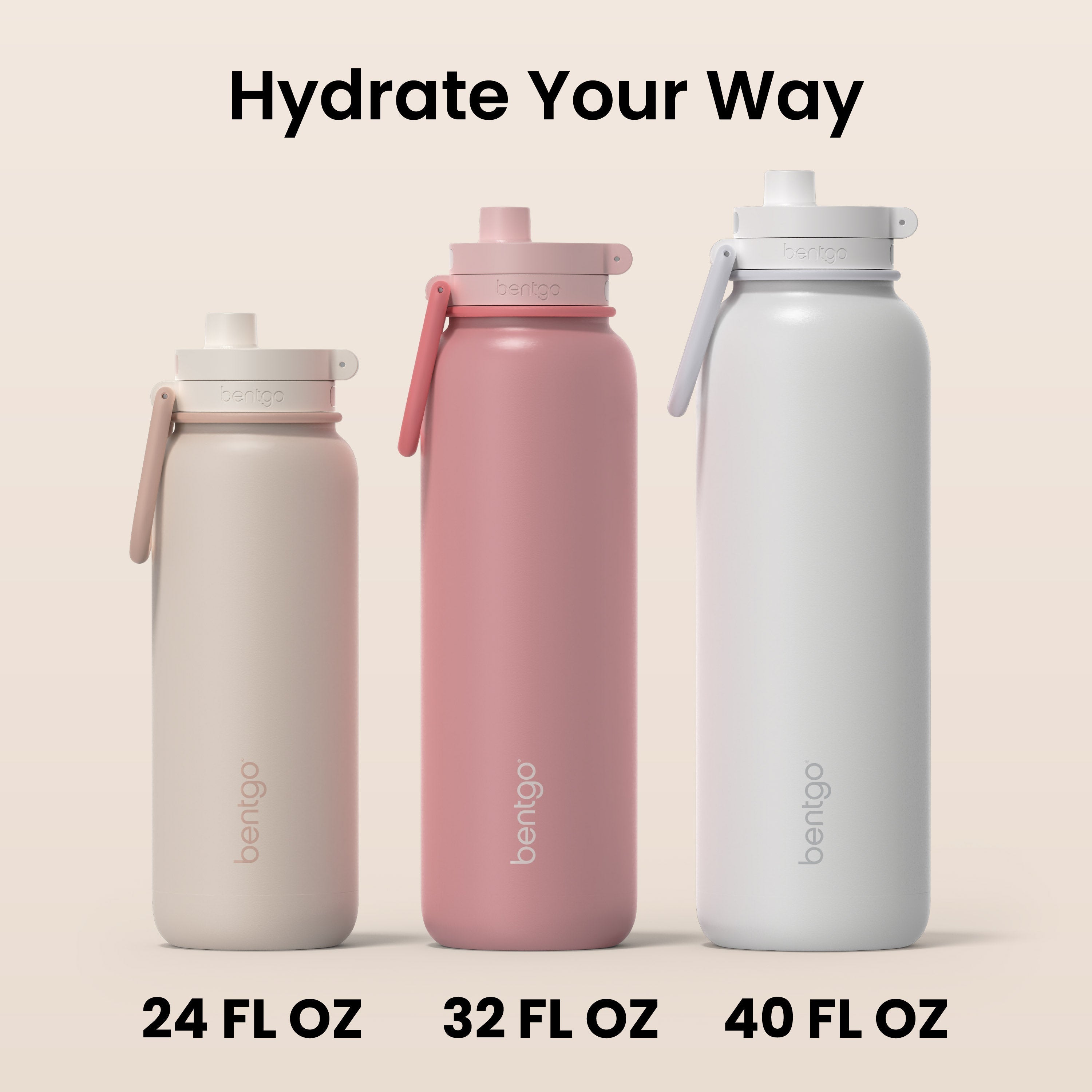 Bentgo Flip 2-in-1 Water Bottle (24 fl oz)