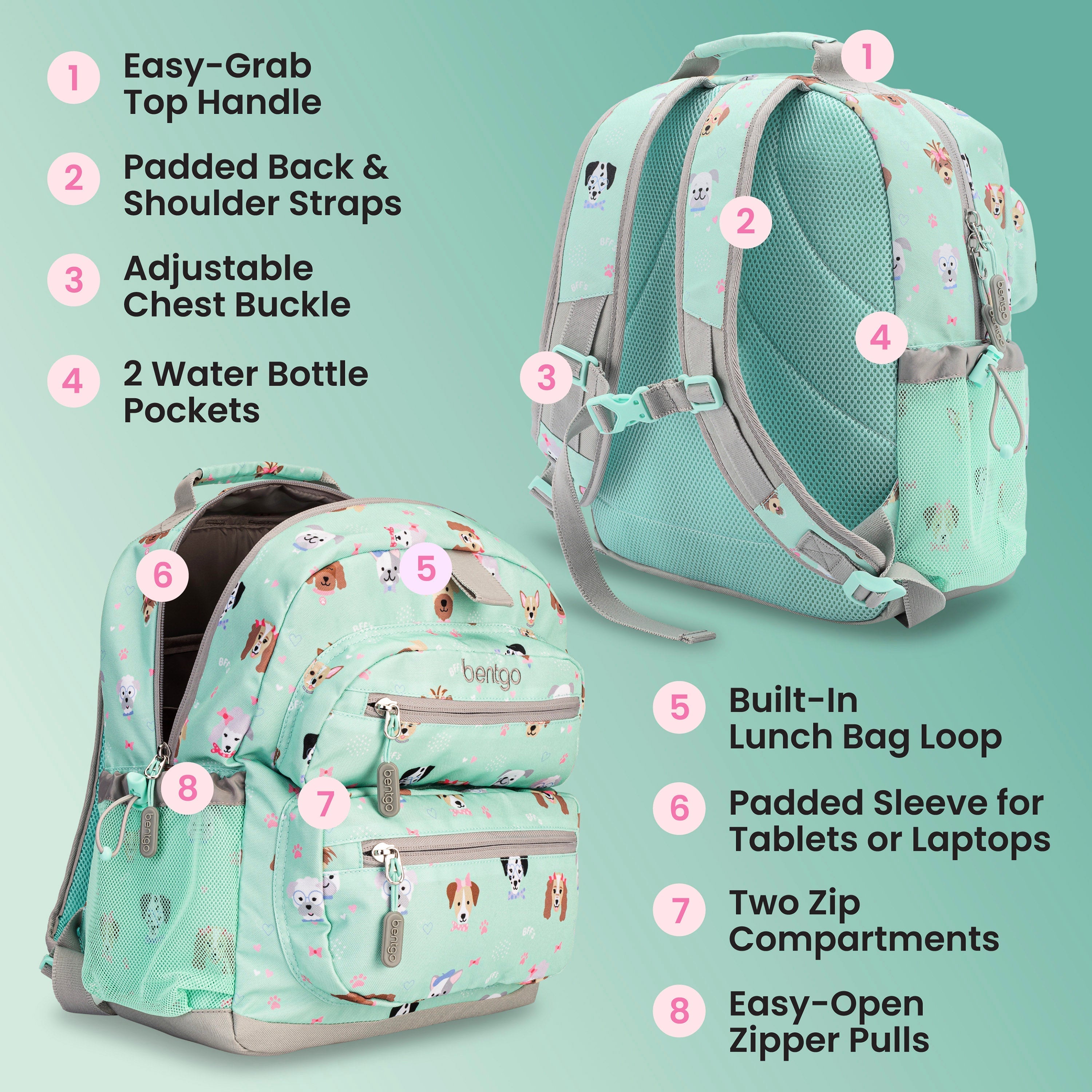 Bentgo Kids Prints Backpack