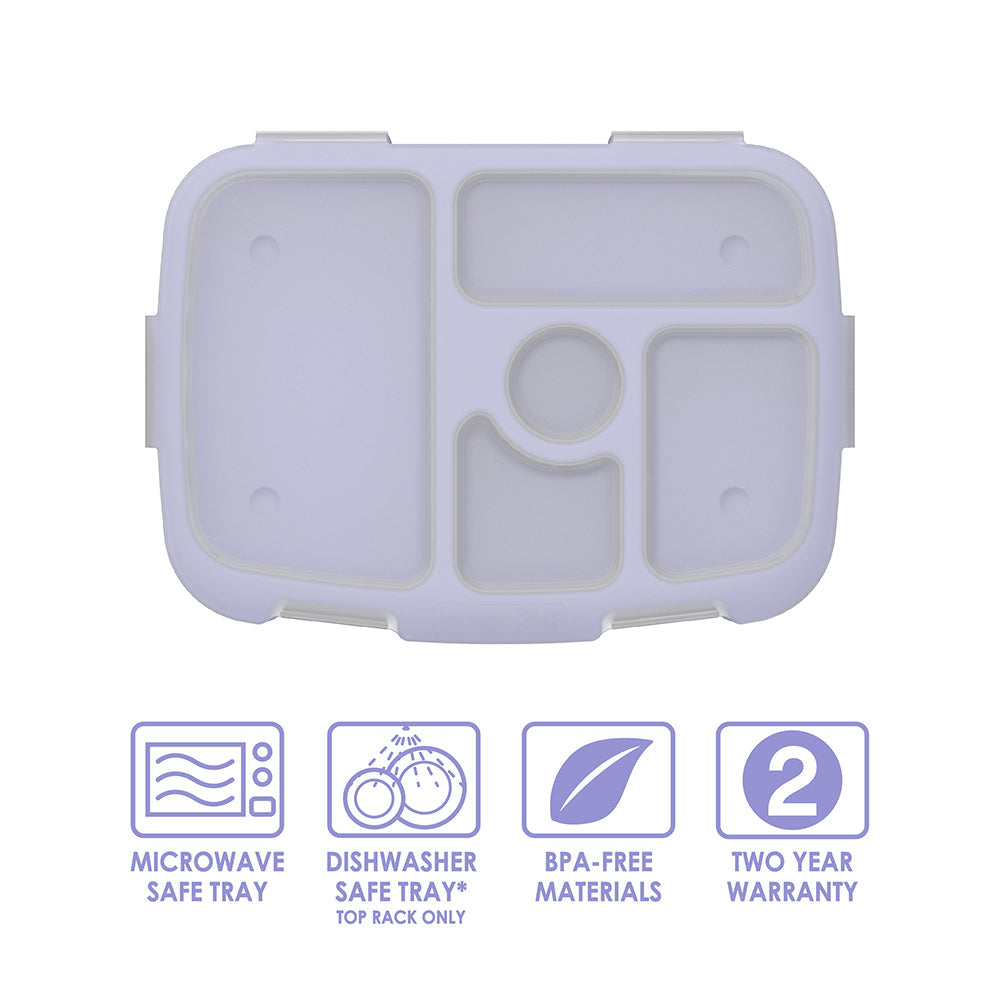 Bentgo Kids Prints Tray with Transparent Cover