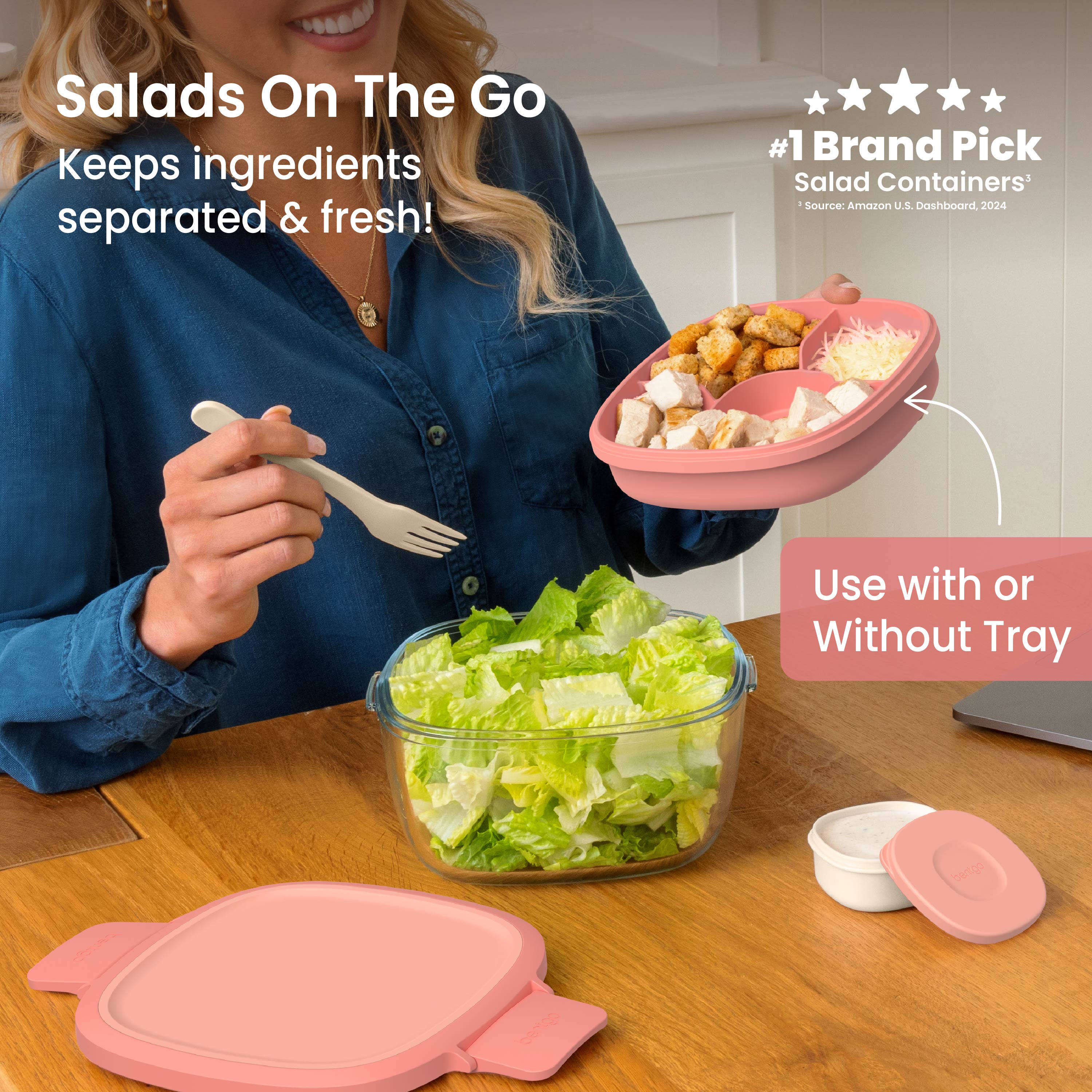Bentgo Glass Salad Container