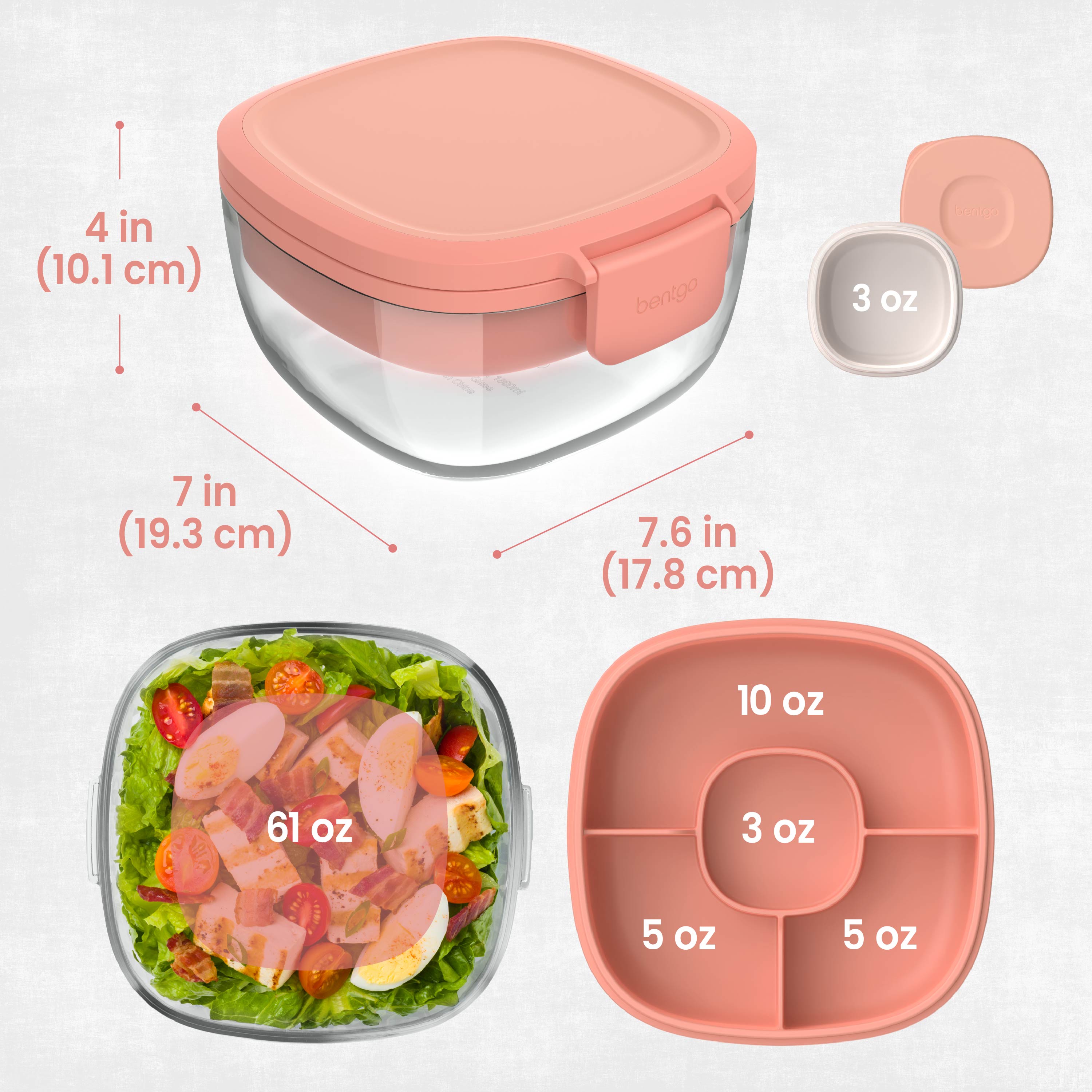 Bentgo Glass Salad Container