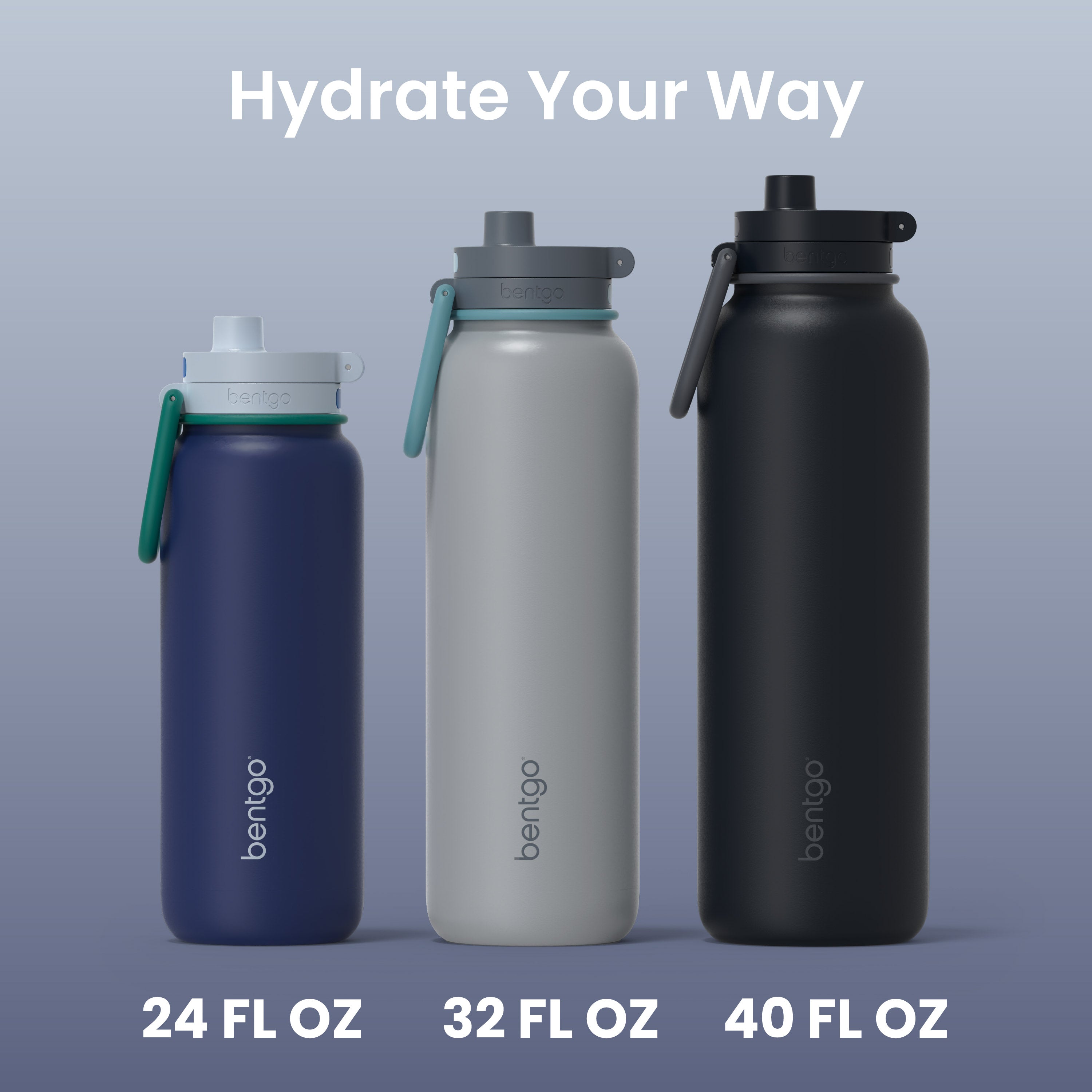 Bentgo Flip 2-in-1 Water Bottle (24 fl oz)